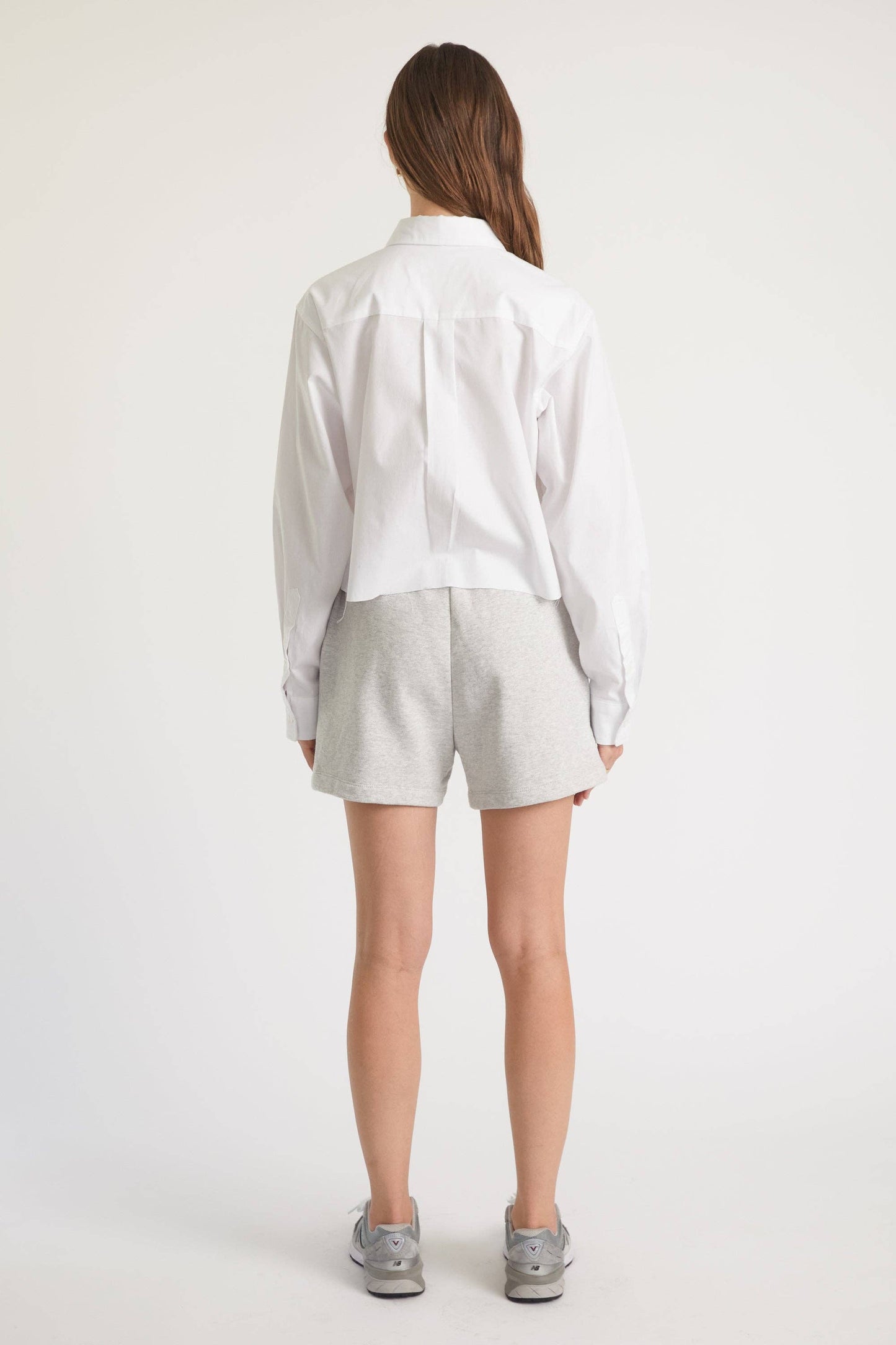 Cropped Long Sleeve Shirt