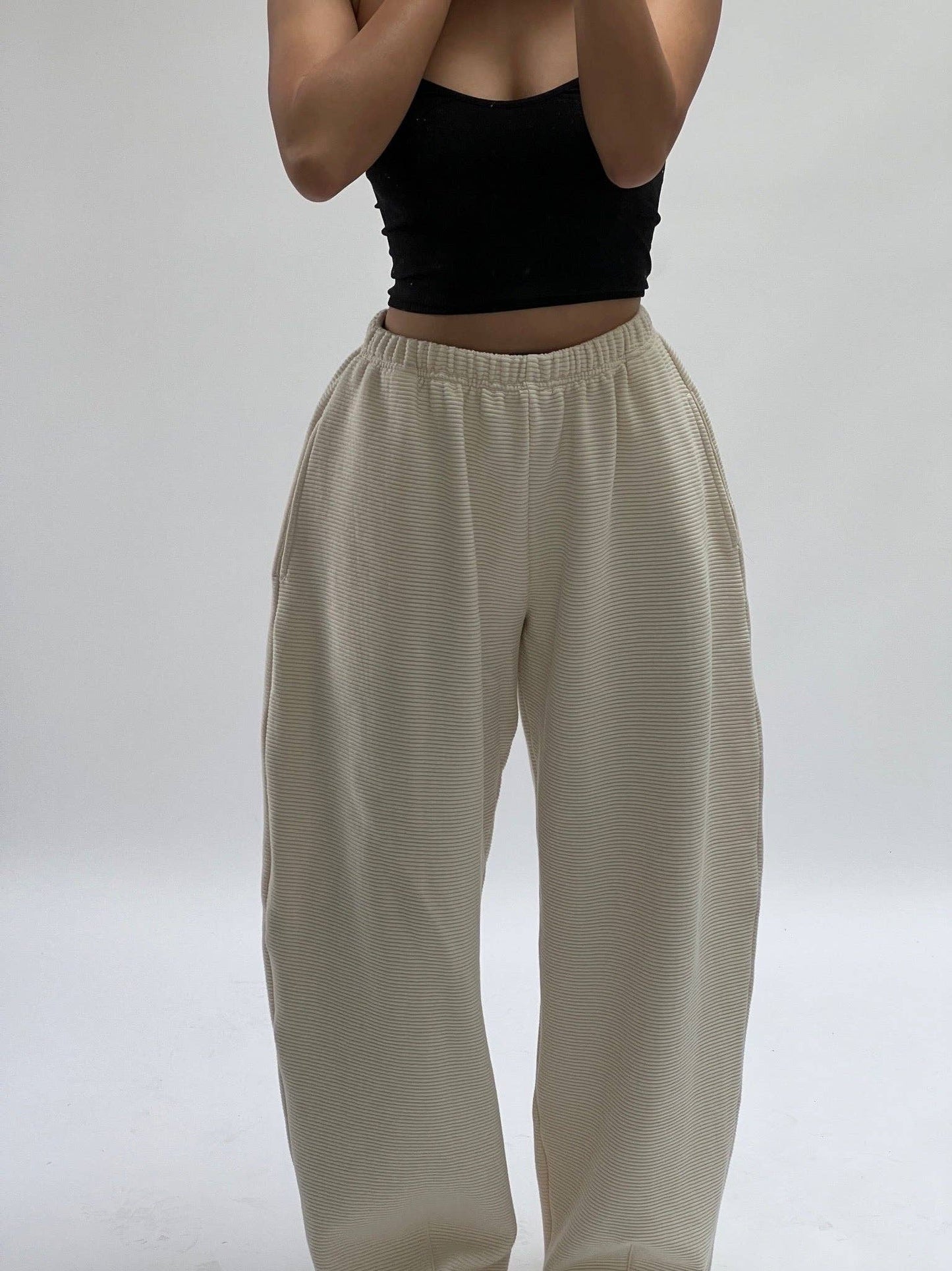 Camden Rippled Cotton Curve Pant