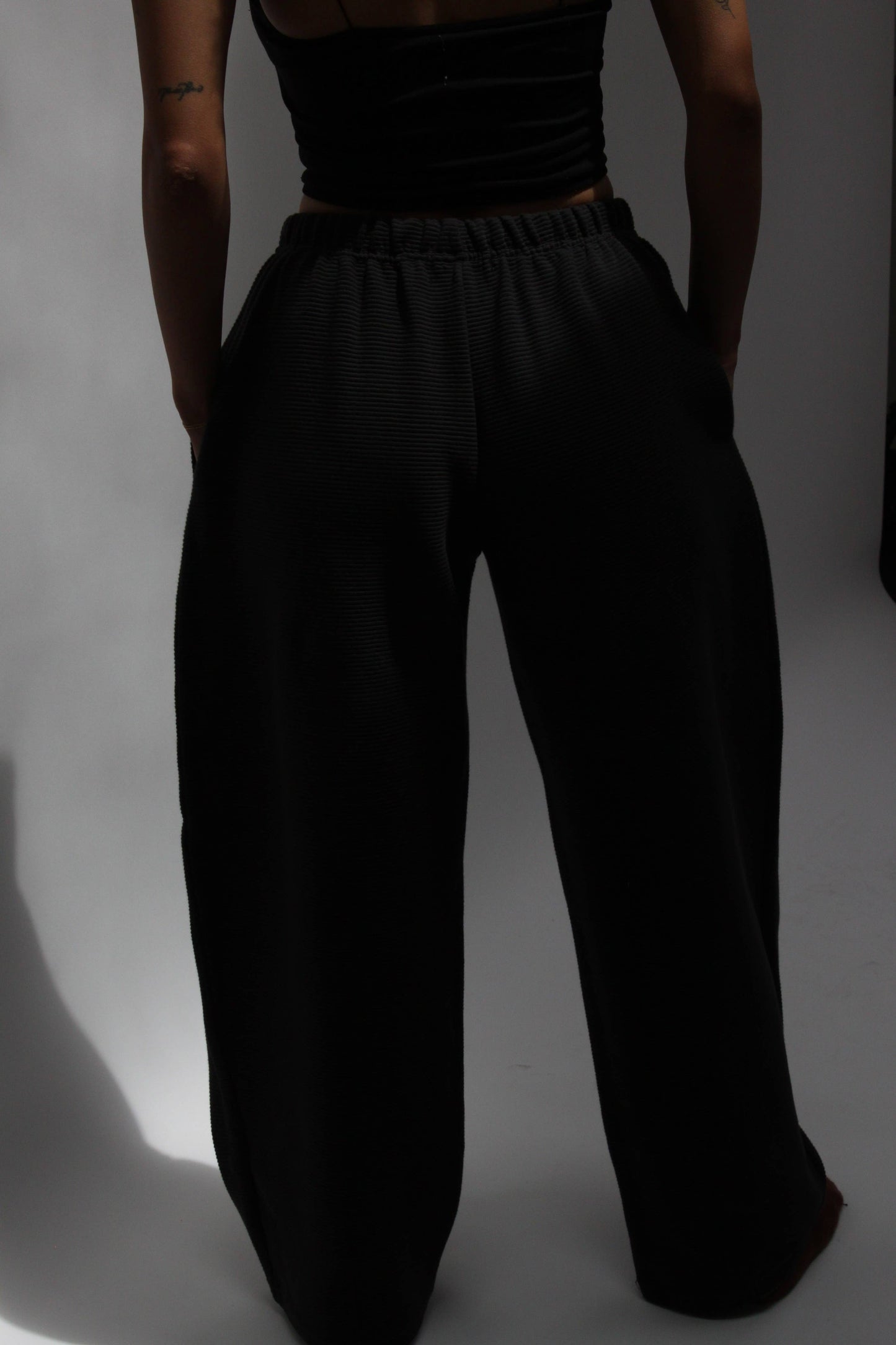 Camden Rippled Cotton Curve Pant