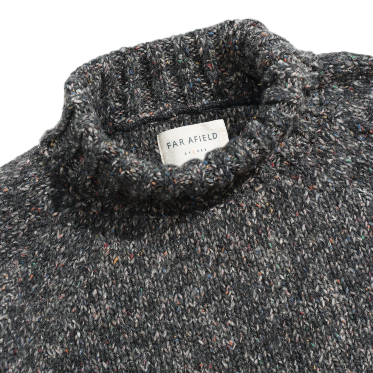 BAYER ROLL NECK - GREY / MULTI FLECK