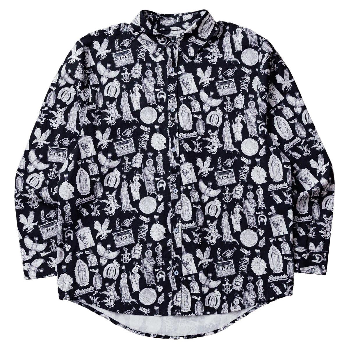 JEWELRY STORE BUTTON DOWN SHIRT - BLACK