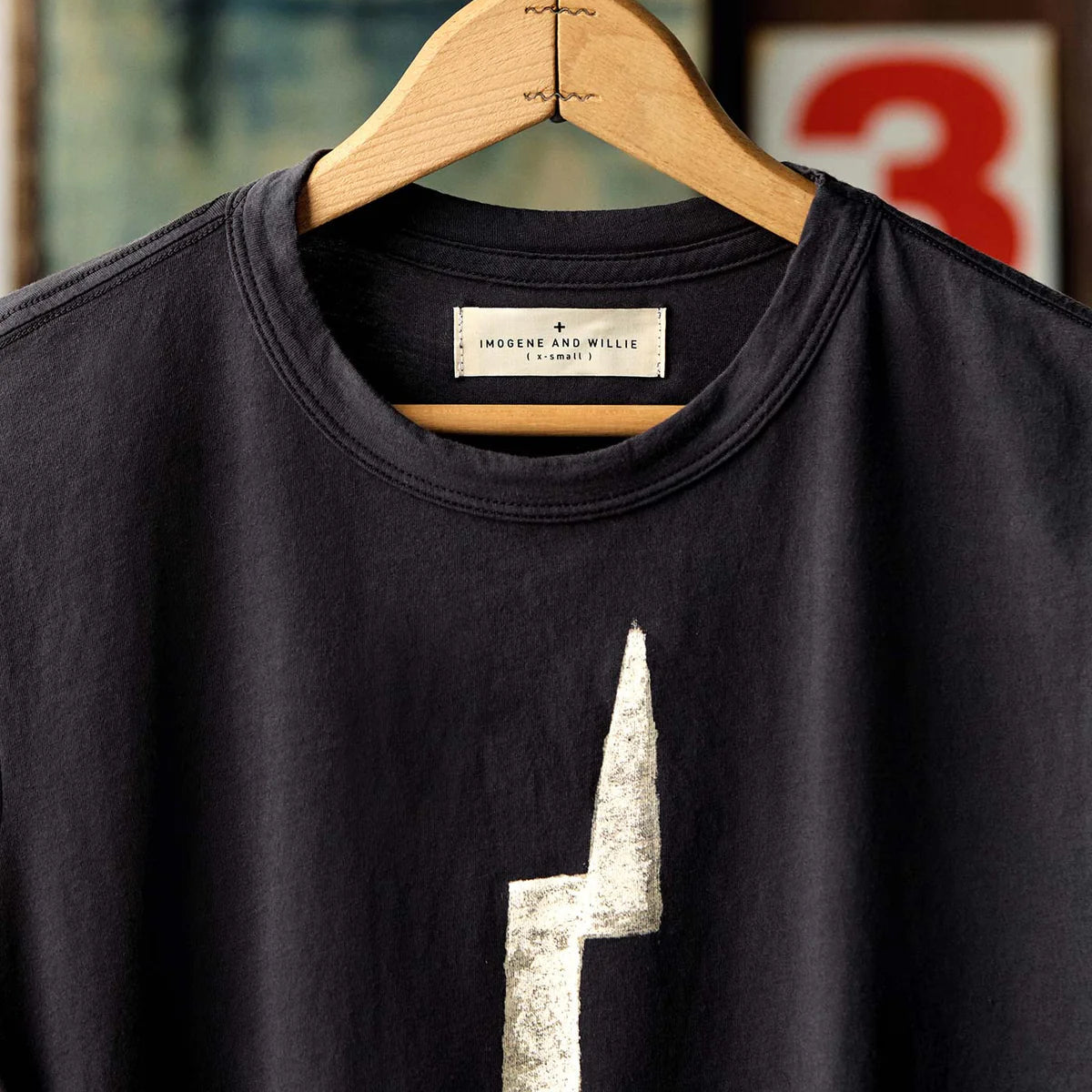 the "bolt" tee in black