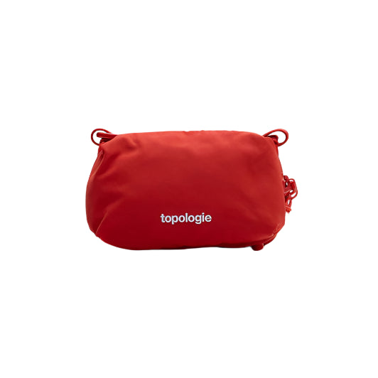 Mini Bottle Sacoche - Red Tech Sateen