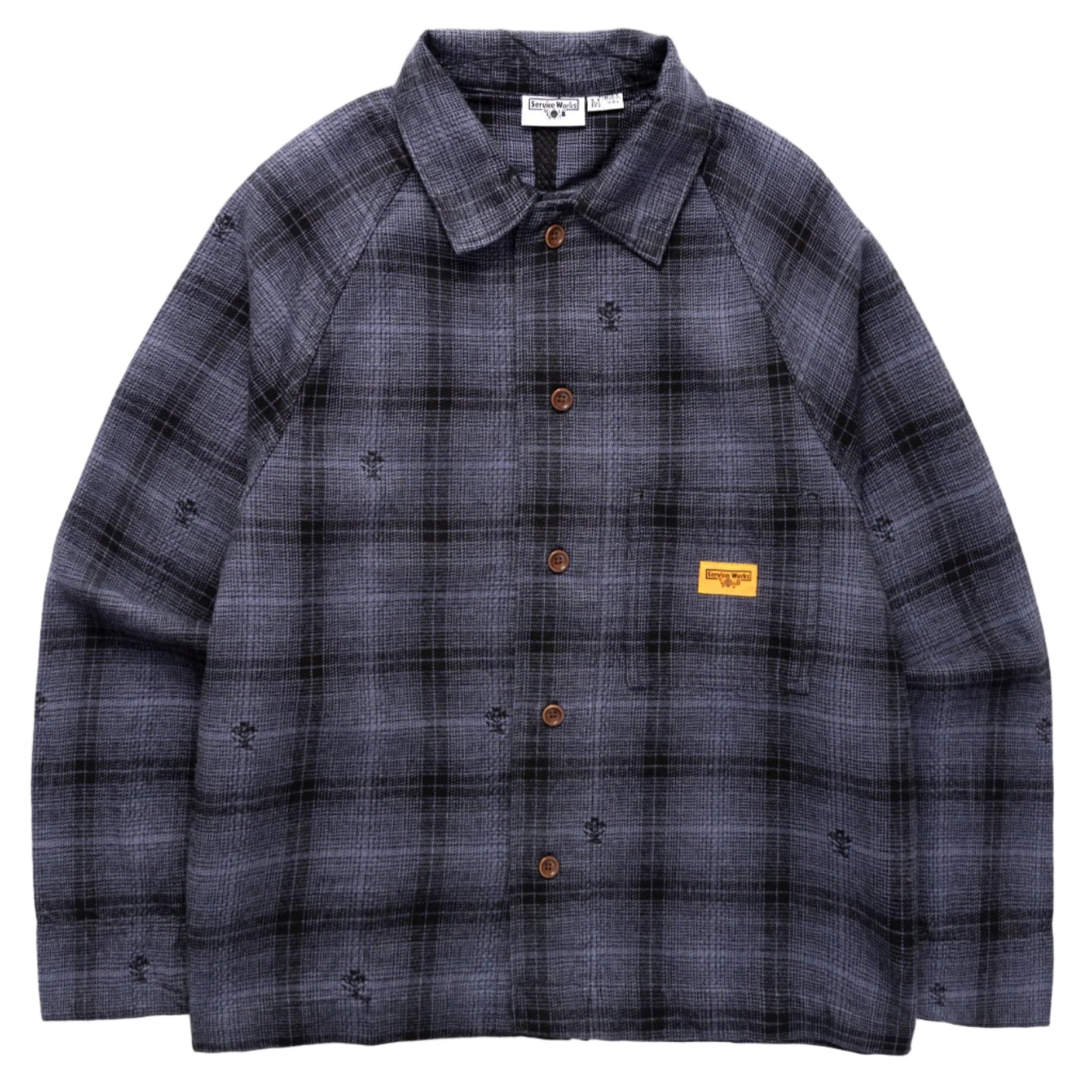 Thistle Plaid Front Of House Jacket - Black
