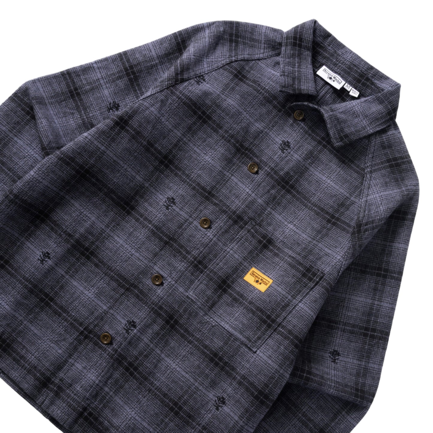 Thistle Plaid Front Of House Jacket - Black