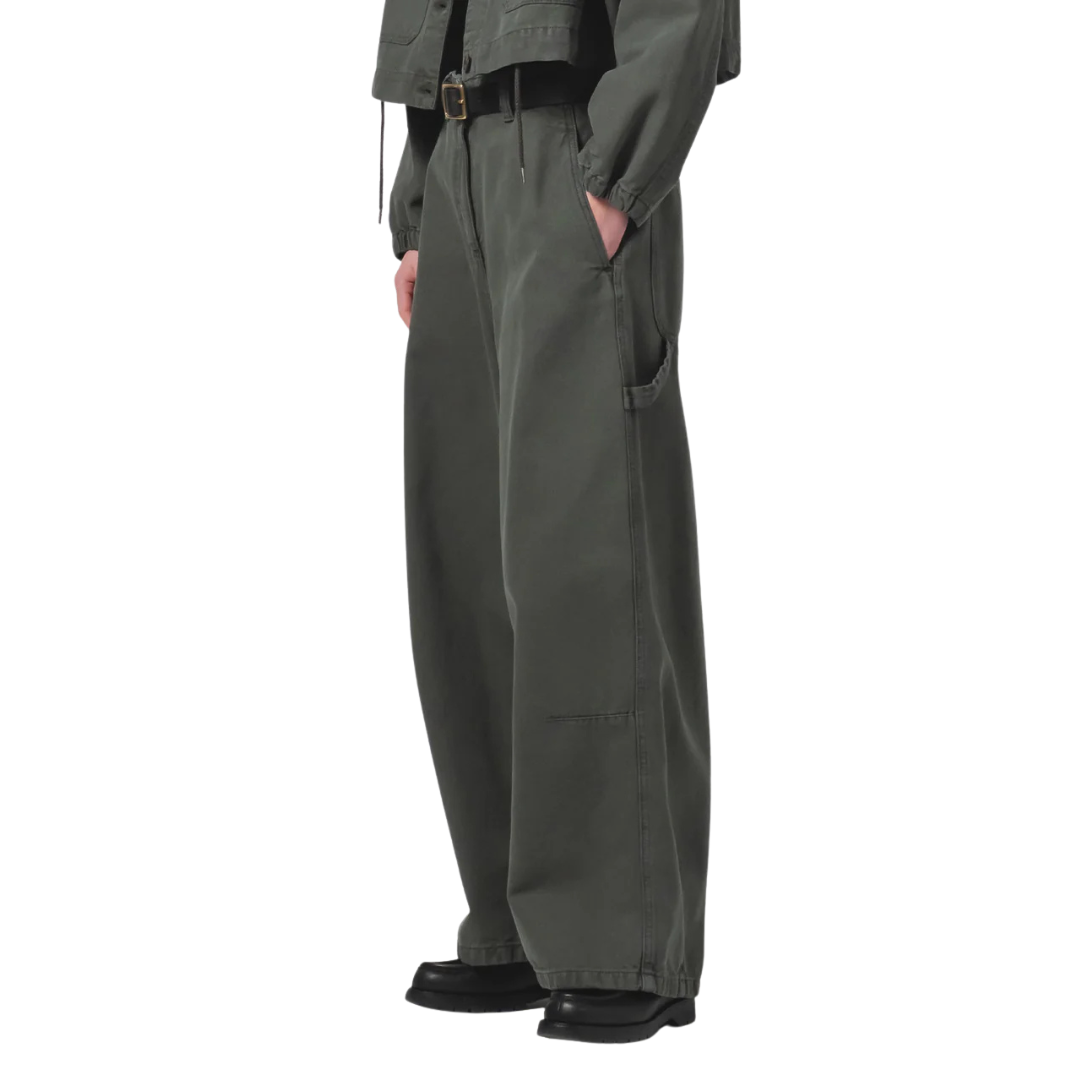 LONG CHINO MARINE INSPIRED - FOREST GREEN