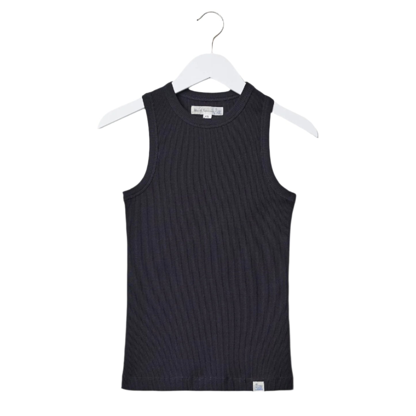WRIBTANK01 women's ribbed tanktop, organic cotton, 7,2oz/sq.yd., narrow fit - 98 CHARCOAL