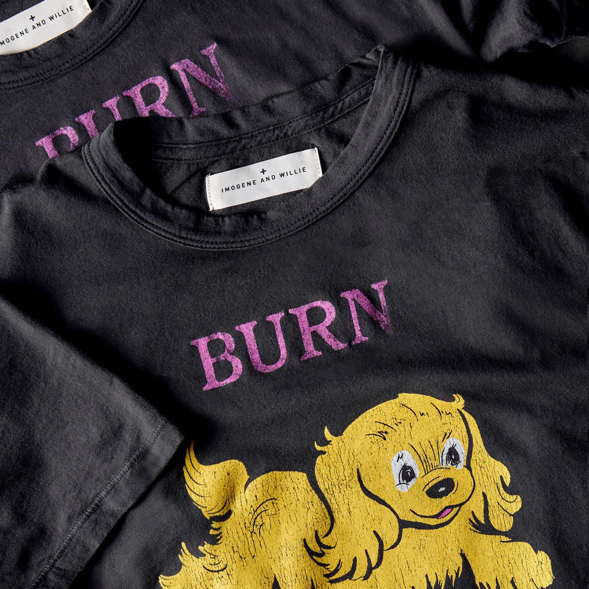 the "burn it all" tee