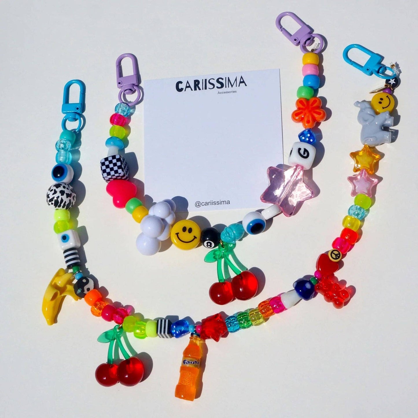 Cute Colorful Cartoon Braided Bag Charm DP25C785