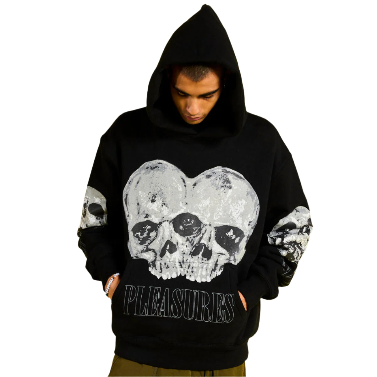 DOUBLE SKULL HOODIE