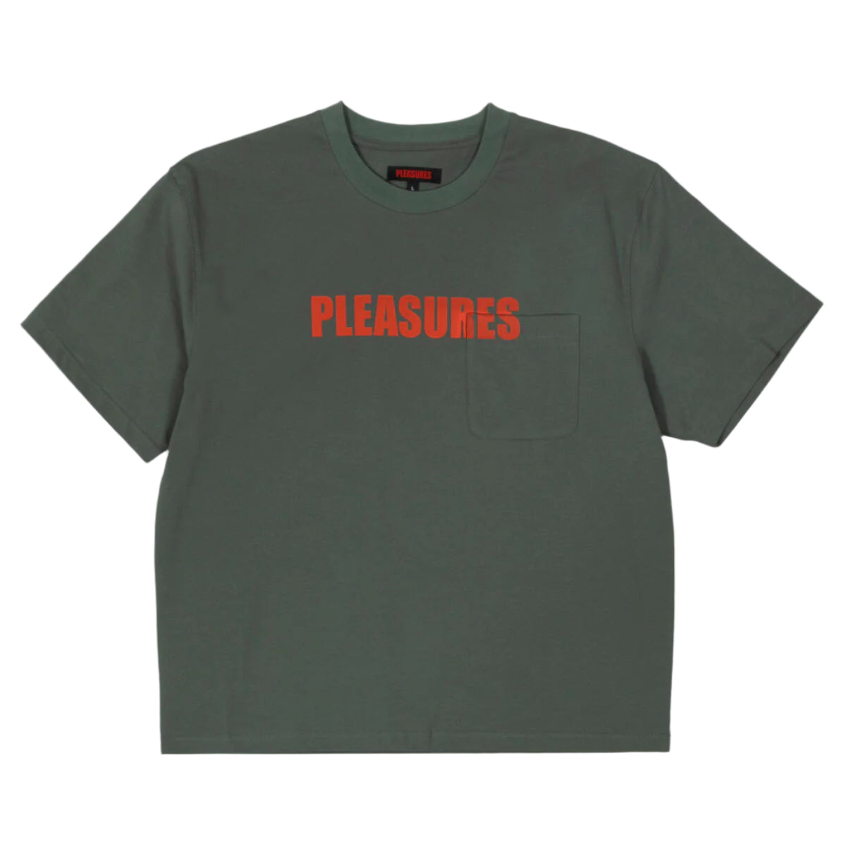 IMPACT POCKET HEAVYWEIGHT SHIRT - OLIVE