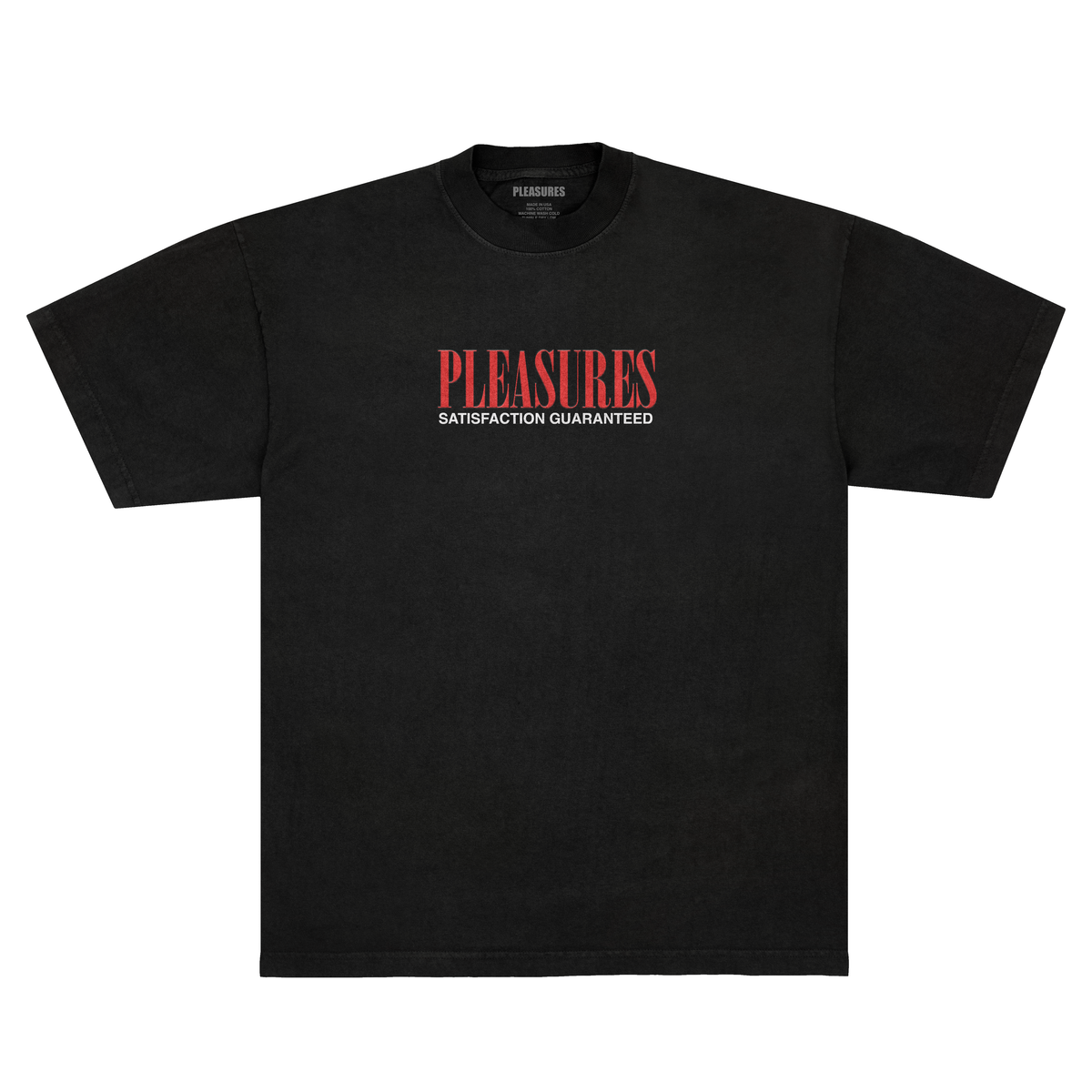 SATISFACTION T-SHIRT - BLACK