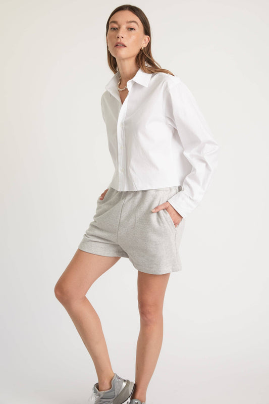 Cropped Long Sleeve Shirt