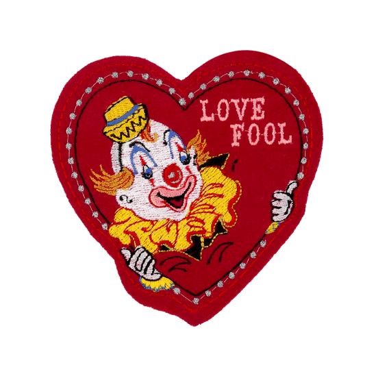 Love Fool Handmade Patch