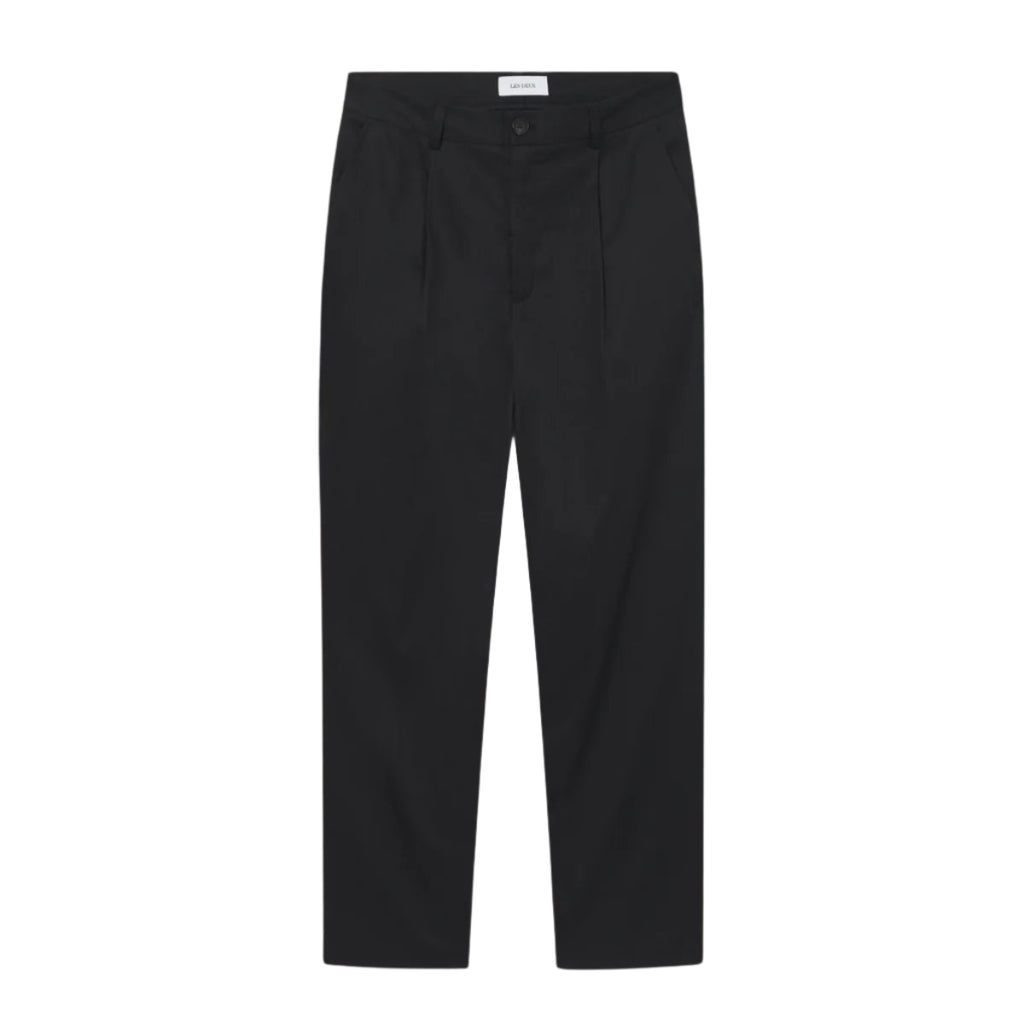 Black Randall Pleated Twill Suit Pants