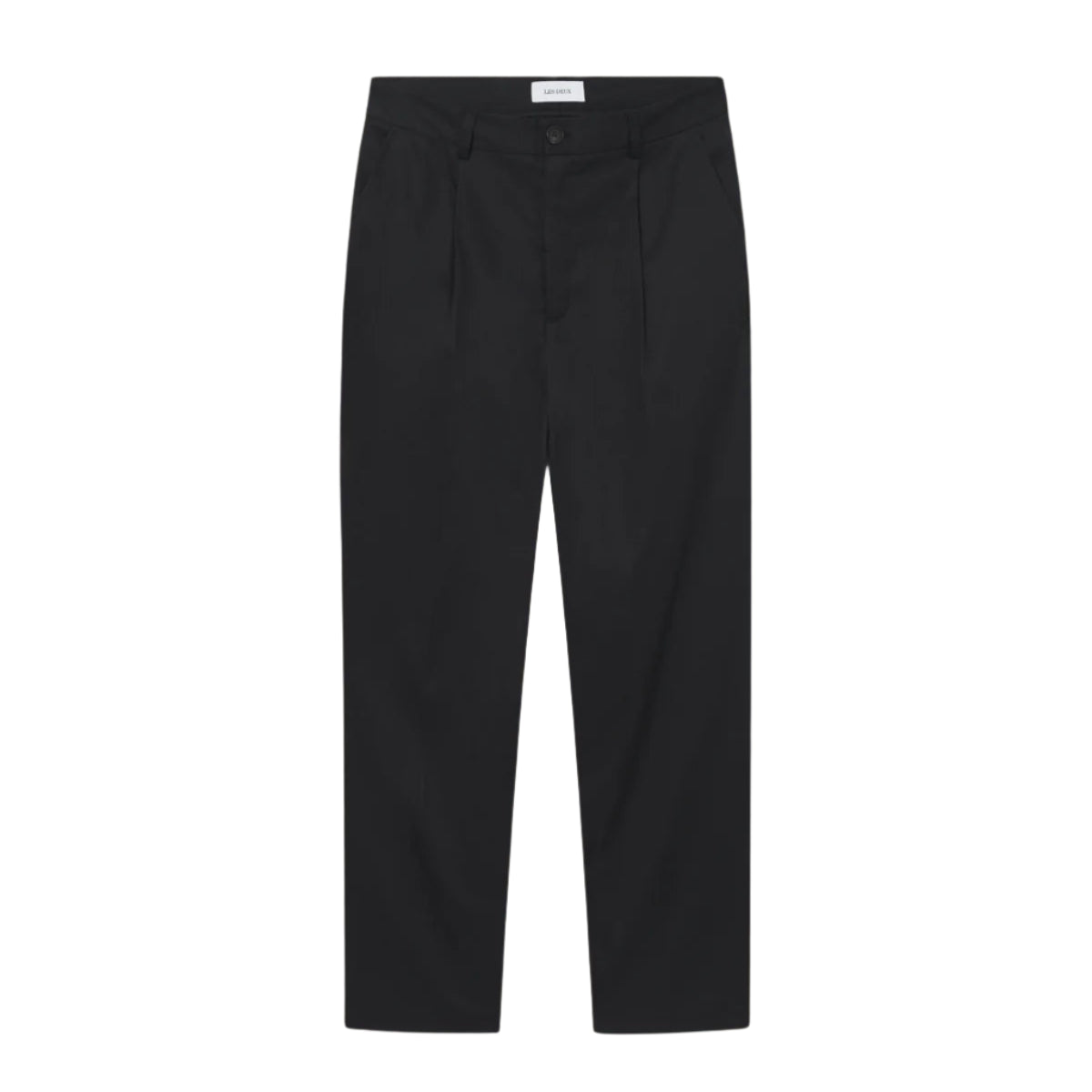 Black Randall Pleated Twill Suit Pants