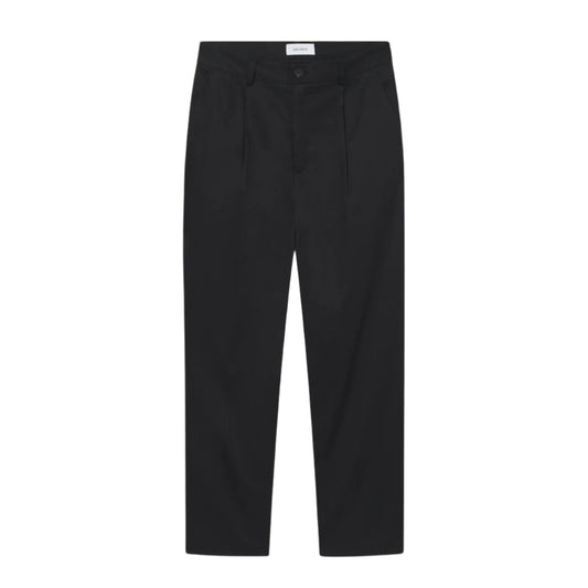 Black Randall Pleated Twill Suit Pants