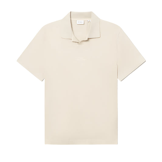 Miguel Fleck Rib Polo - IVORY