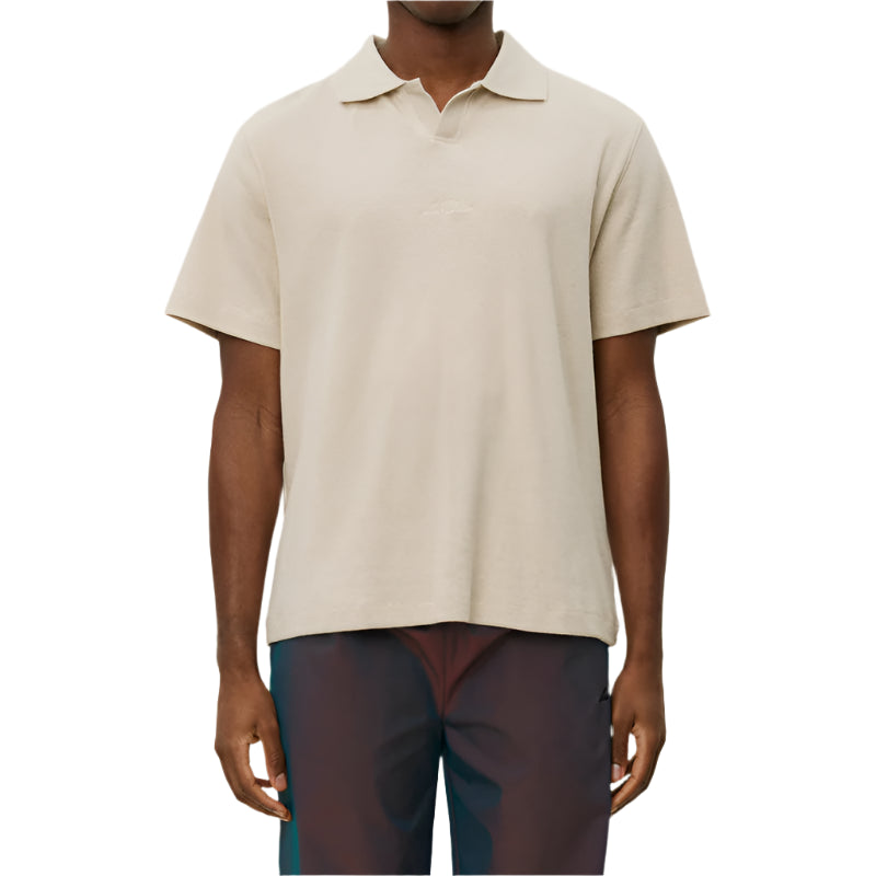Miguel Fleck Rib Polo - IVORY