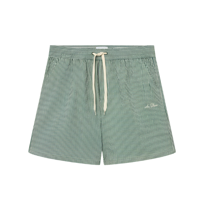 Evergreen Stan Stripe Seersucker Swimshorts