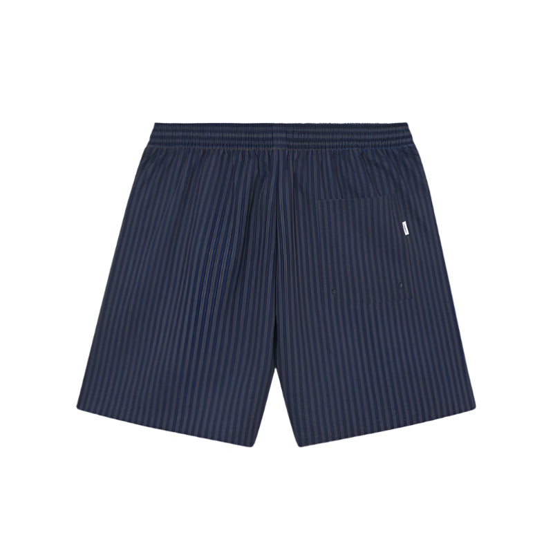 Dark Navy Stan Stripe Seersucker