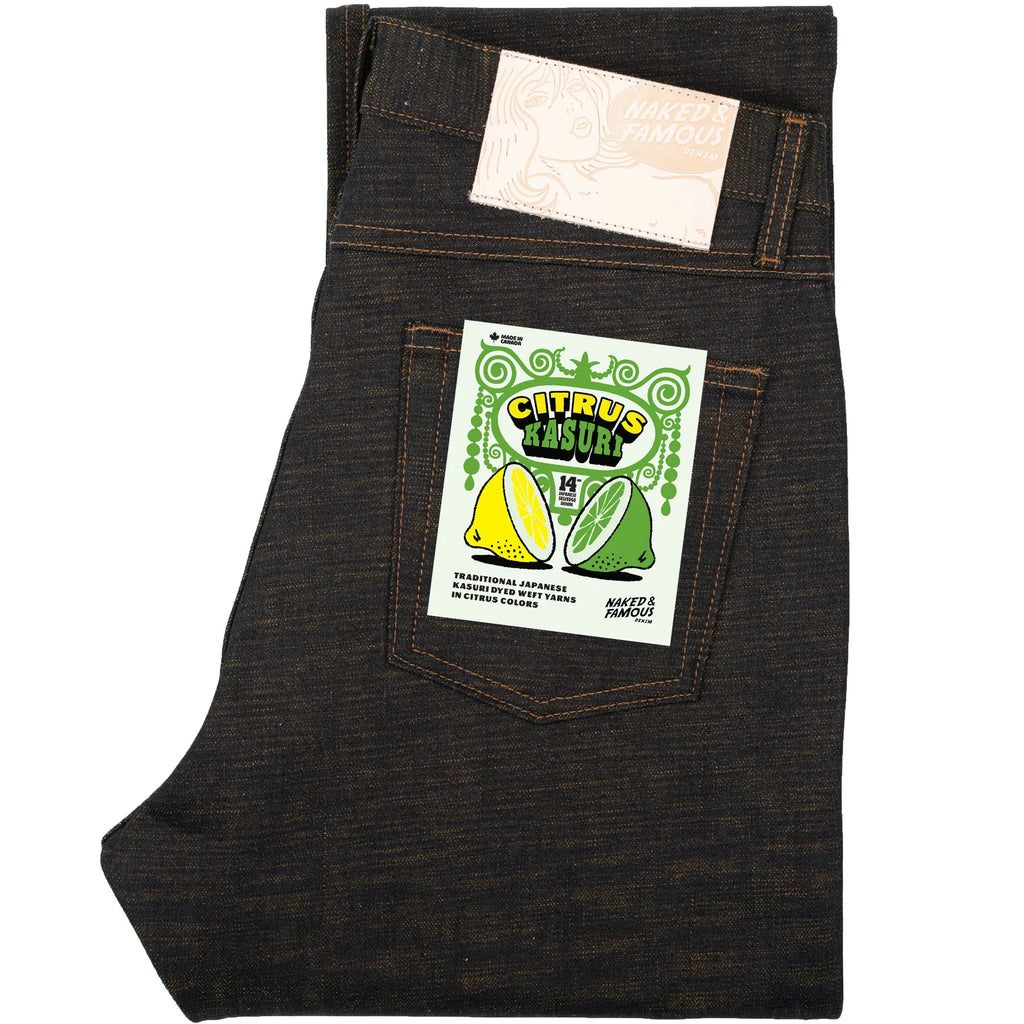 TRUE GUY - CITRUS KASURI SELVEDGE - INDIGO