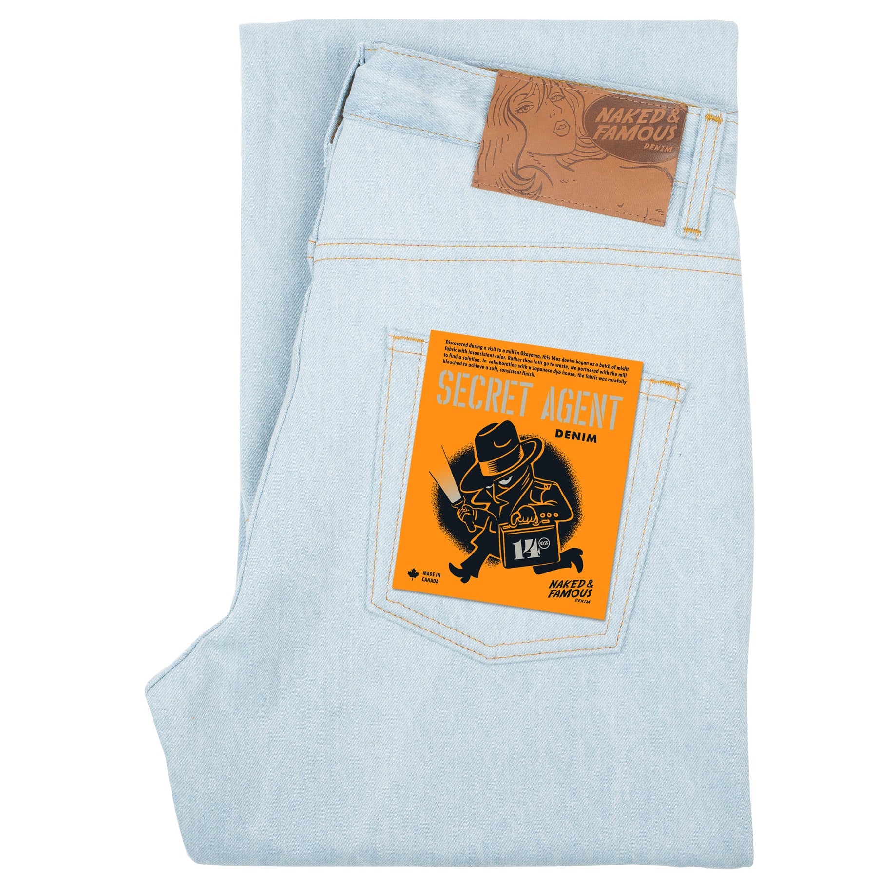 STRONG GUY - SECRET AGENNT BLEACH BLUE