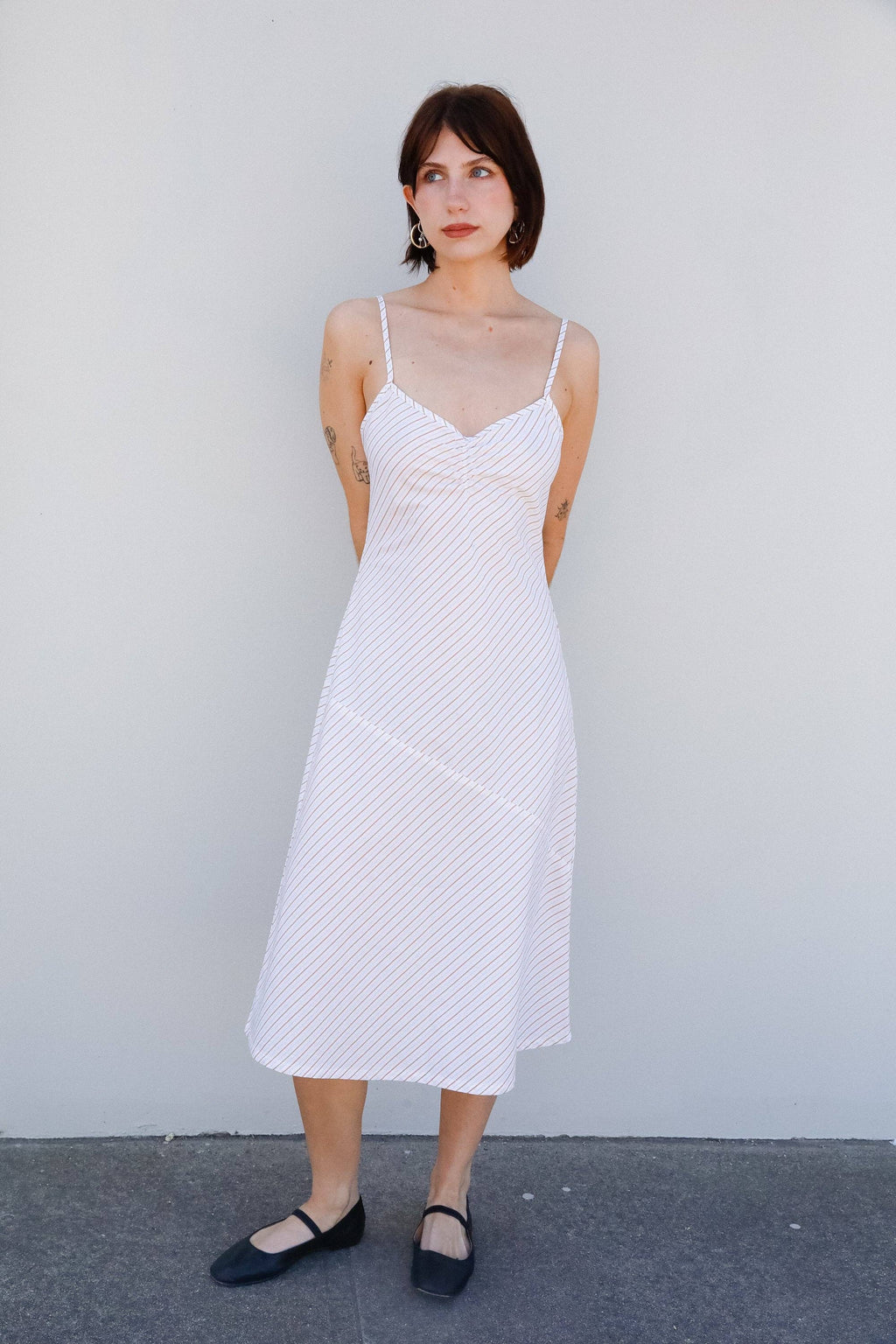 90'S BIAS SLIP DRESS IN AMALFI