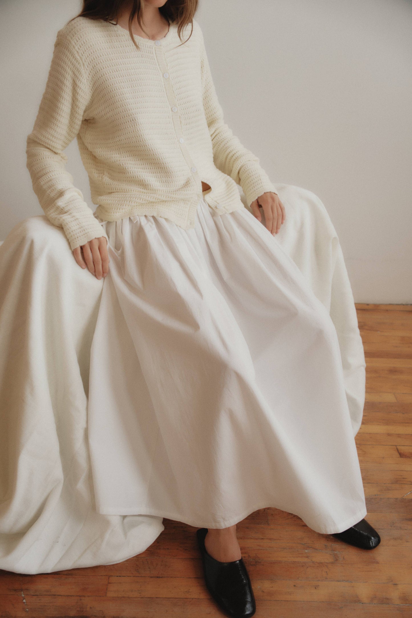 The Kiana Skirt | Midi Skirt with Side Waist Ties