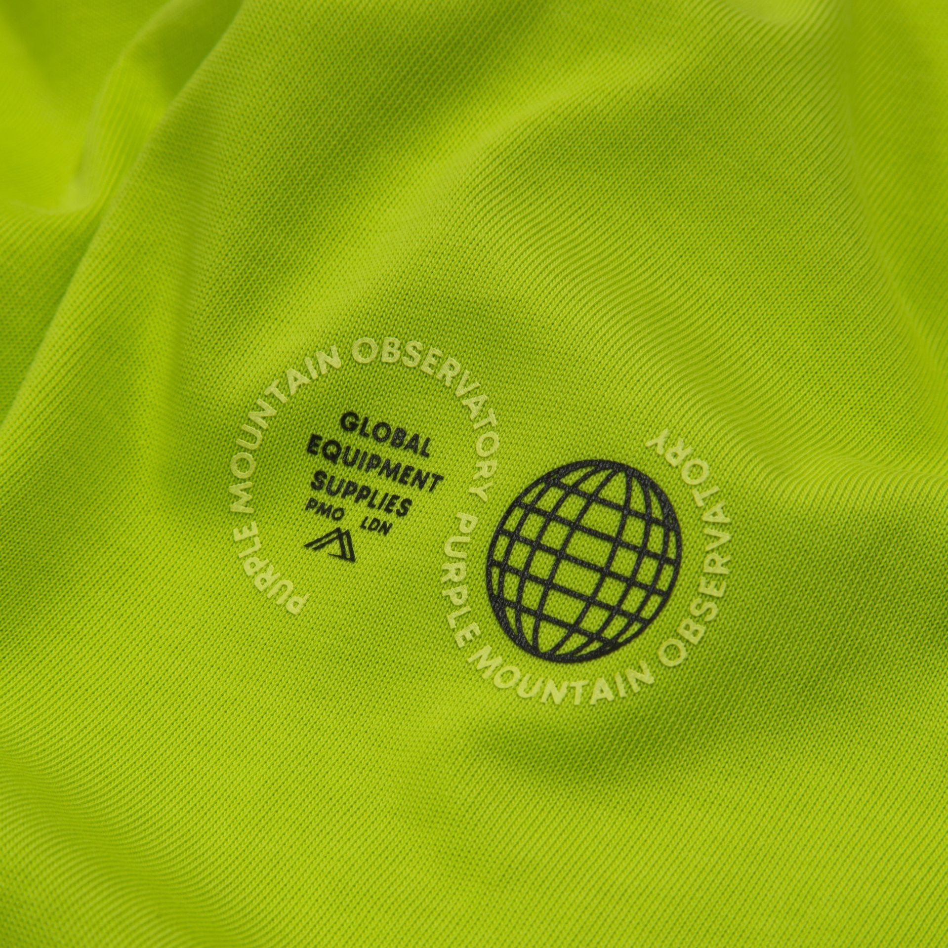 GLOBE SHORT SLEEVE TEE - LIME