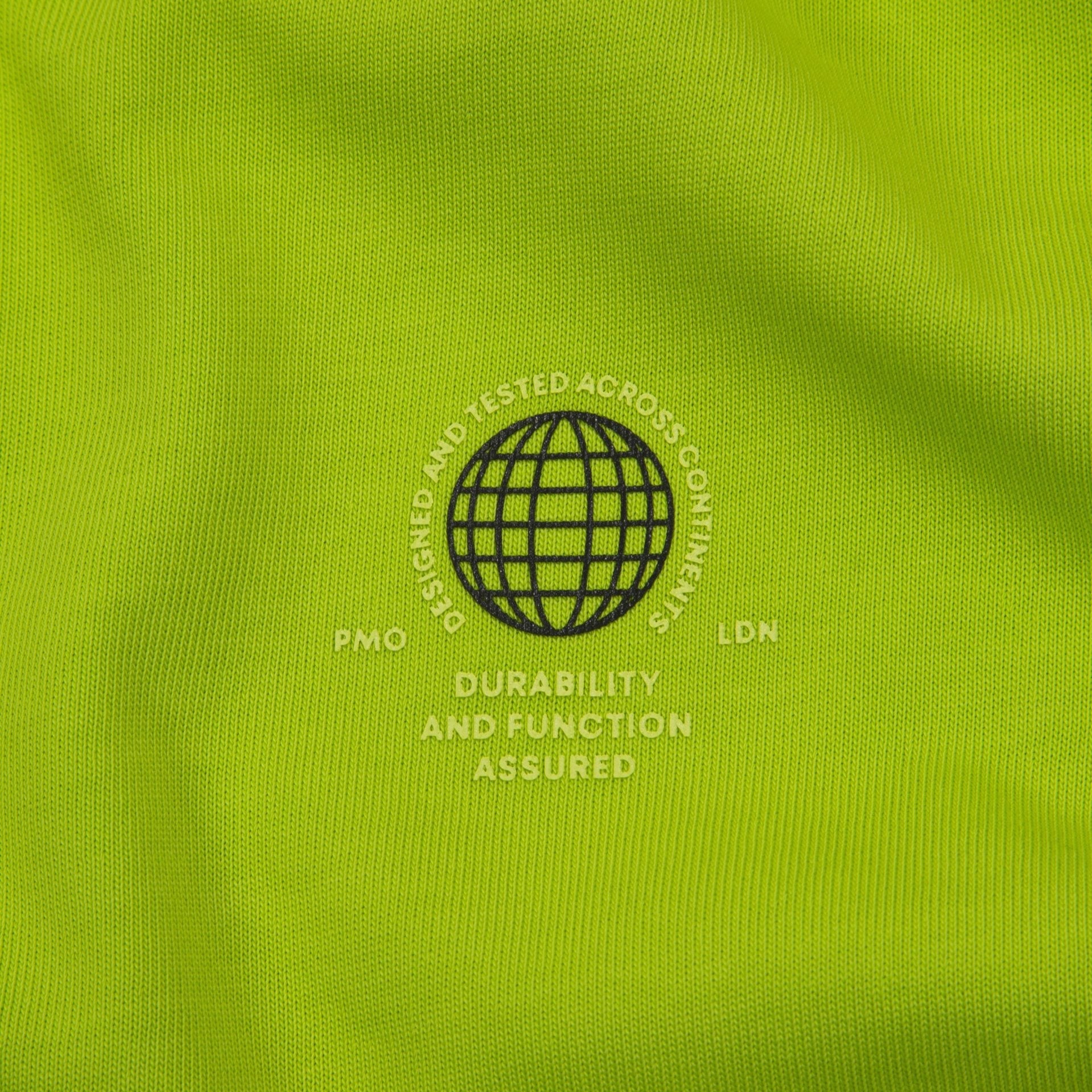 GLOBE SHORT SLEEVE TEE - LIME