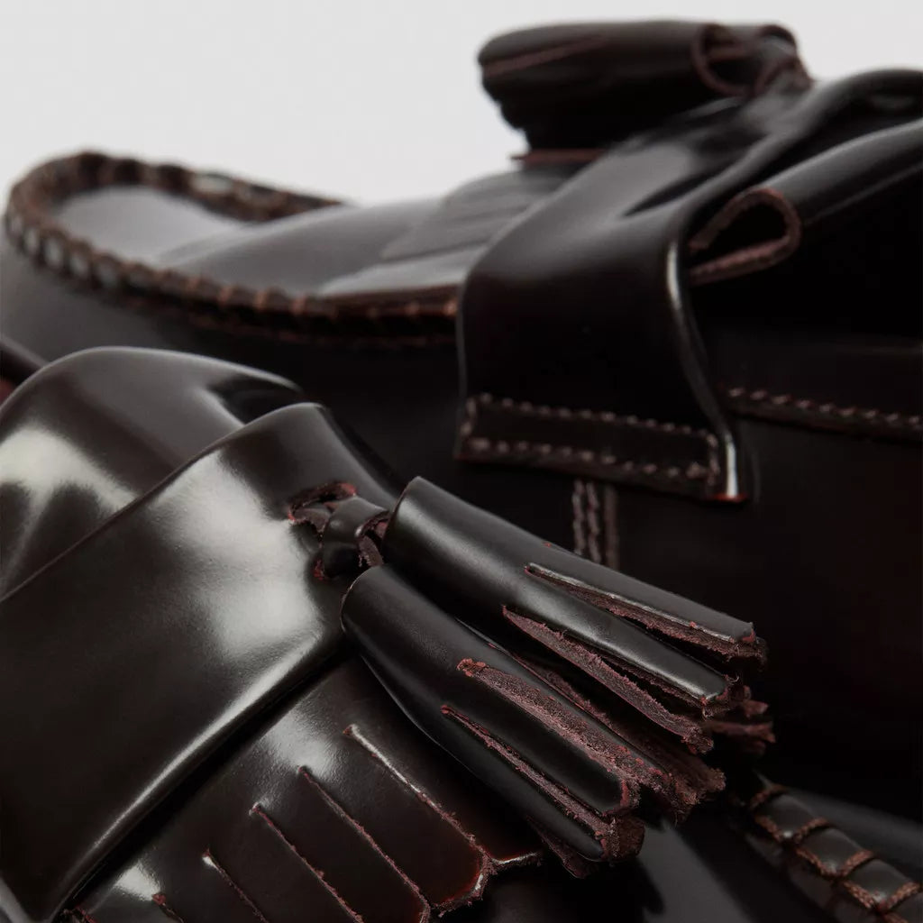 ADRIAN Arcadia Leather Tassel Loafers