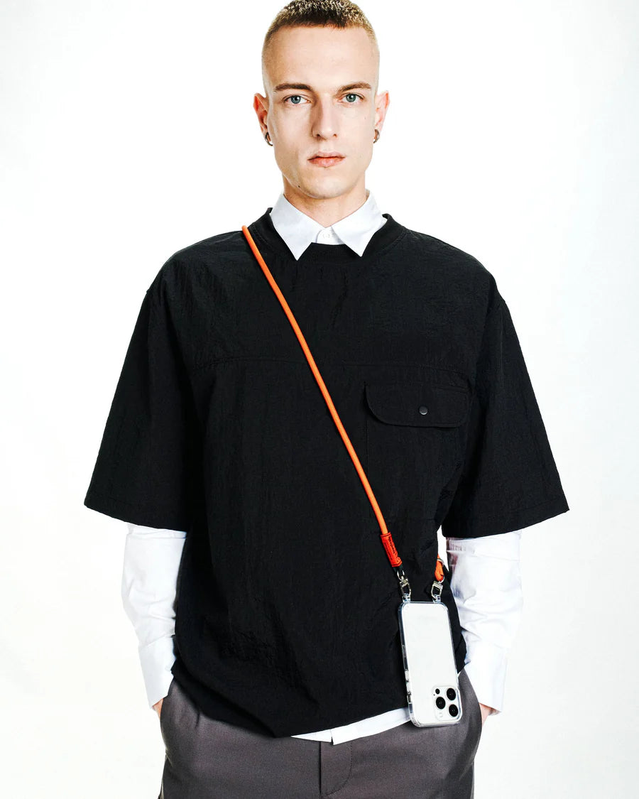 Straps 8.0mm Rope Strap Grey / Red / Blue Lattice