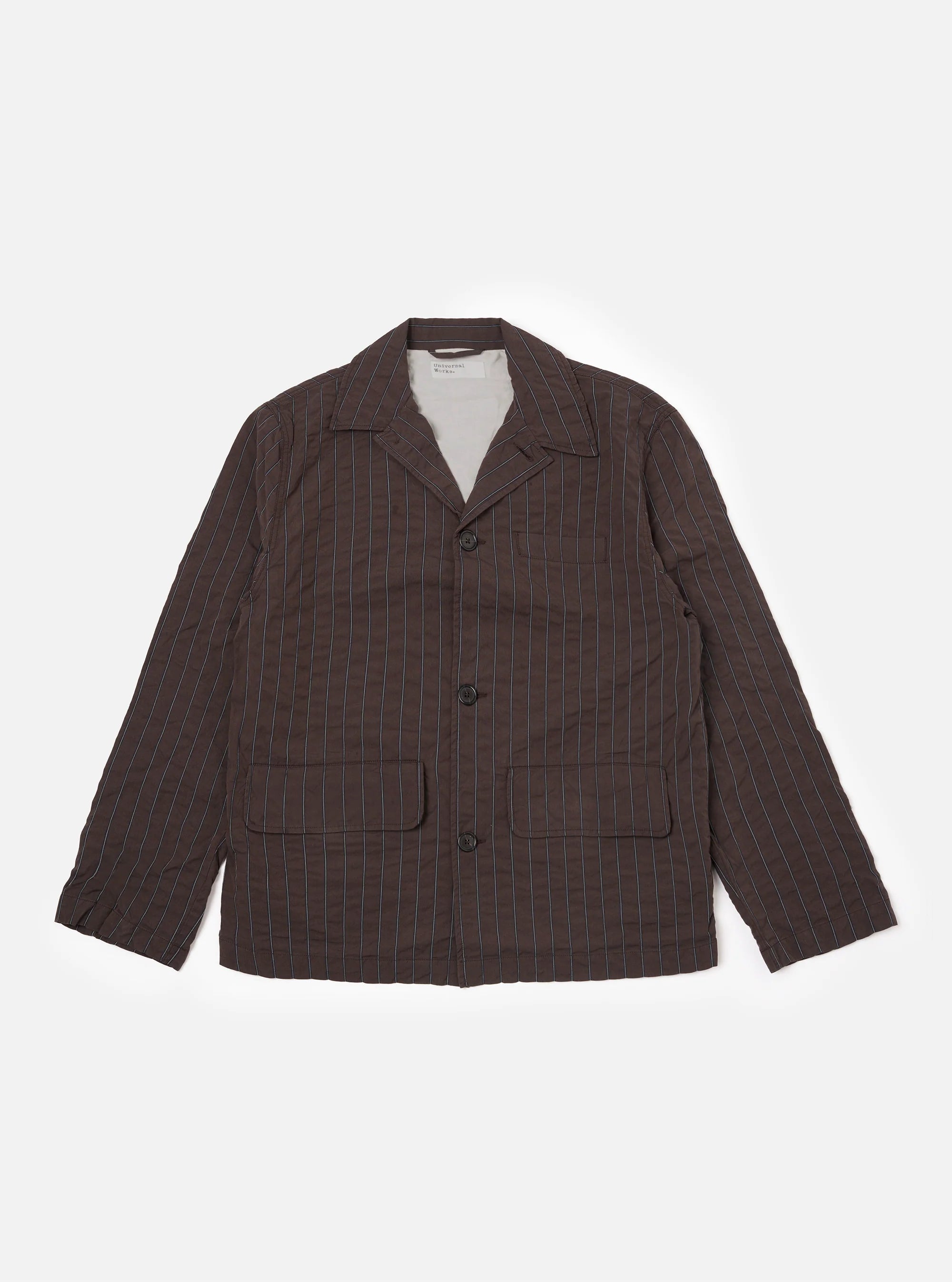 Franck Jacket Chester Stripe Brown