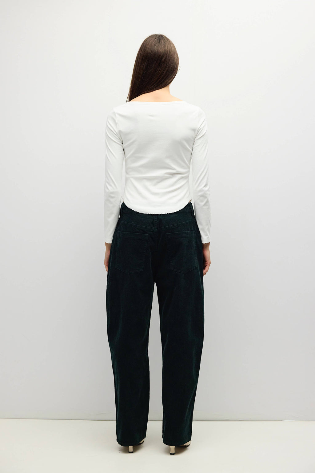 The Janel Top | Wide Neck Baseball Tee