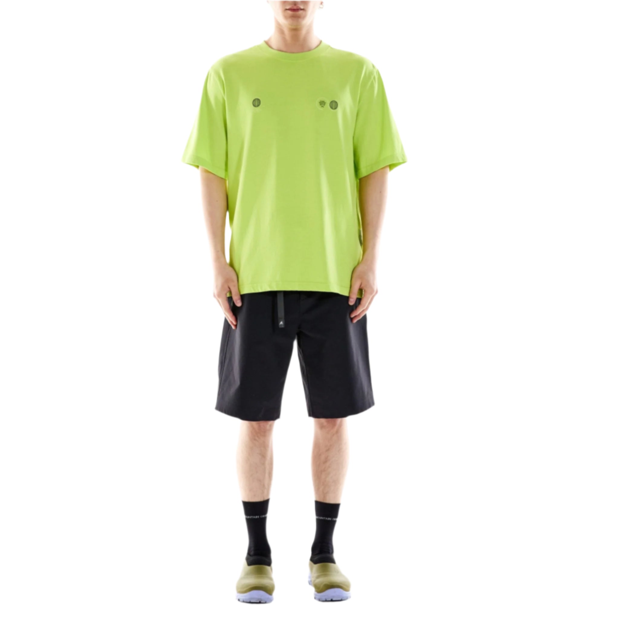 GLOBE SHORT SLEEVE TEE - LIME
