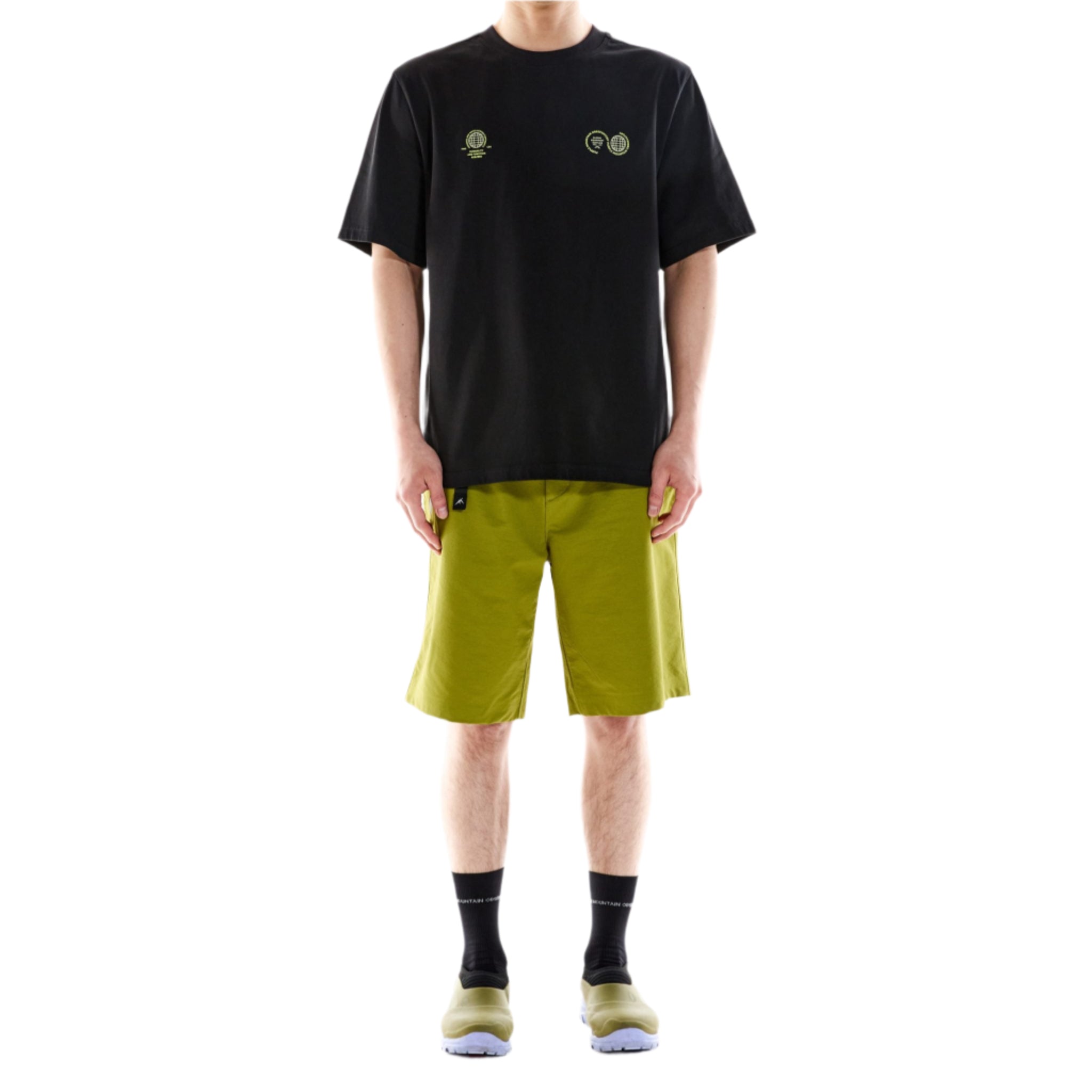 GLOBE SHORT SLEEVE TEE - BLACK