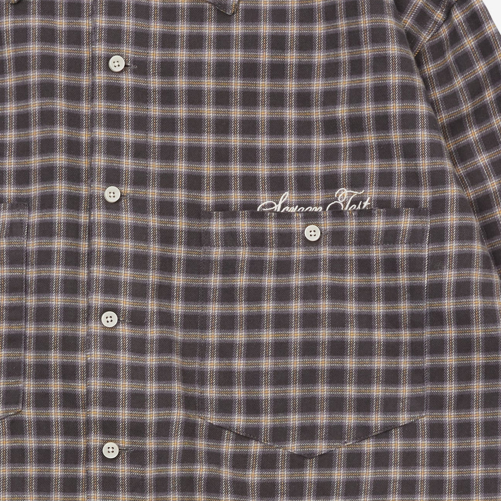 Distressed Plaid Shirt