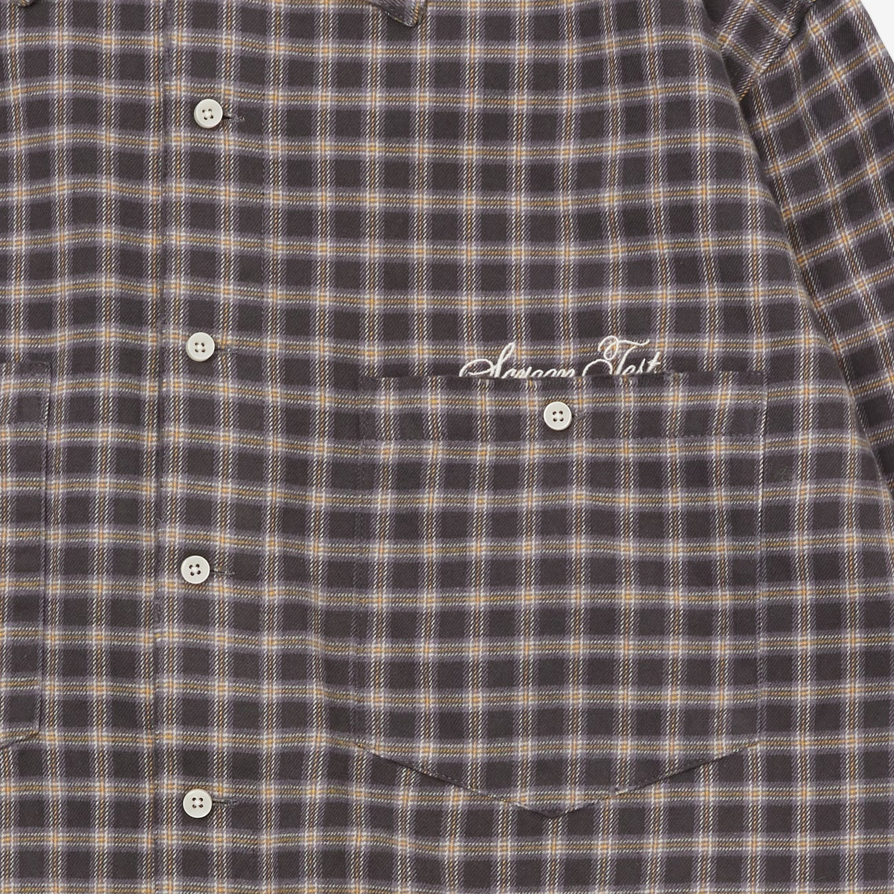 Distressed Plaid Shirt