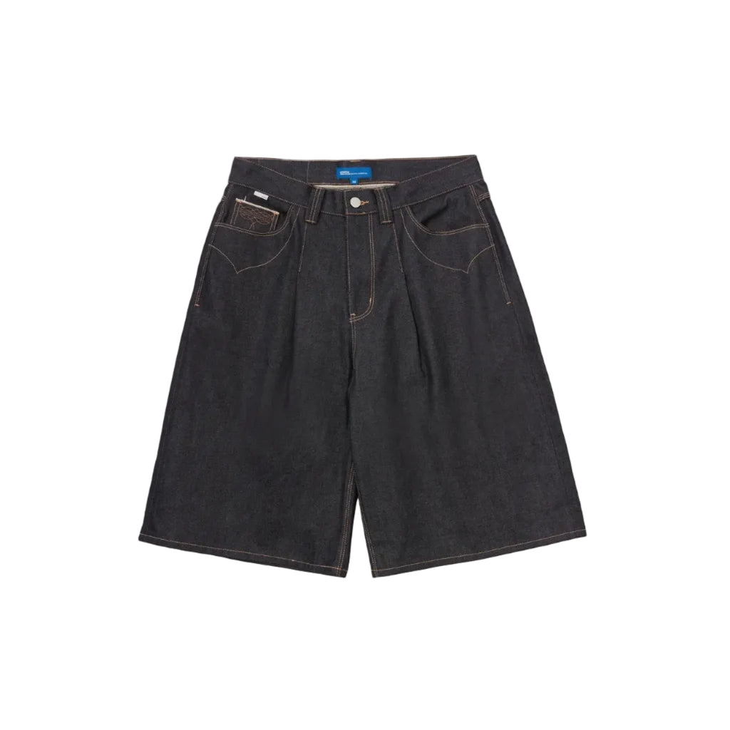 Selvedge Denim Wide Shorts