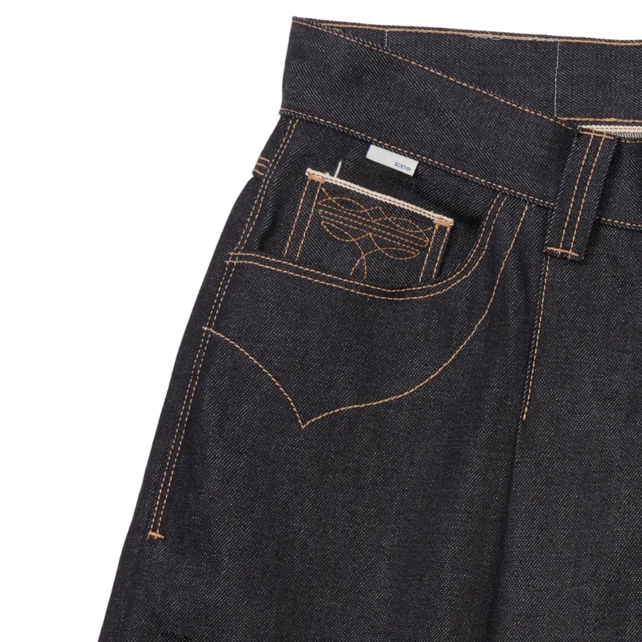 Selvedge Denim Wide Shorts