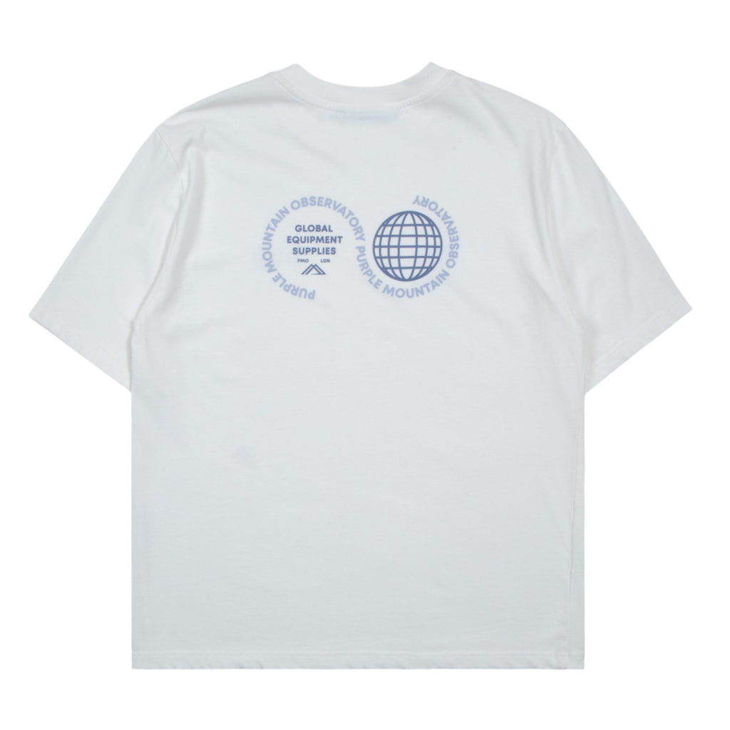 GLOBE SHORT SLEEVE TEE - WHITE