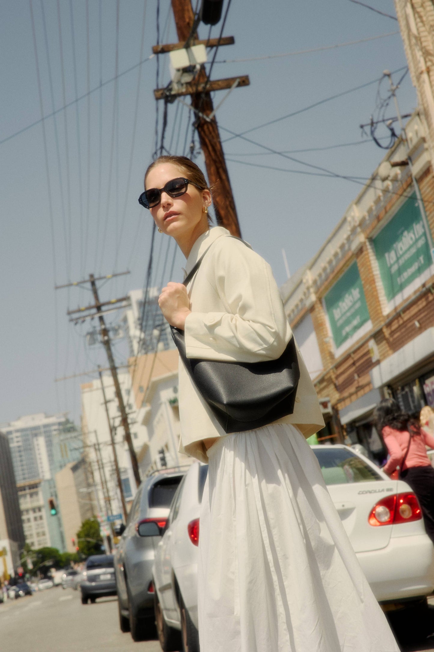 The Kiana Skirt | Midi Skirt with Side Waist Ties