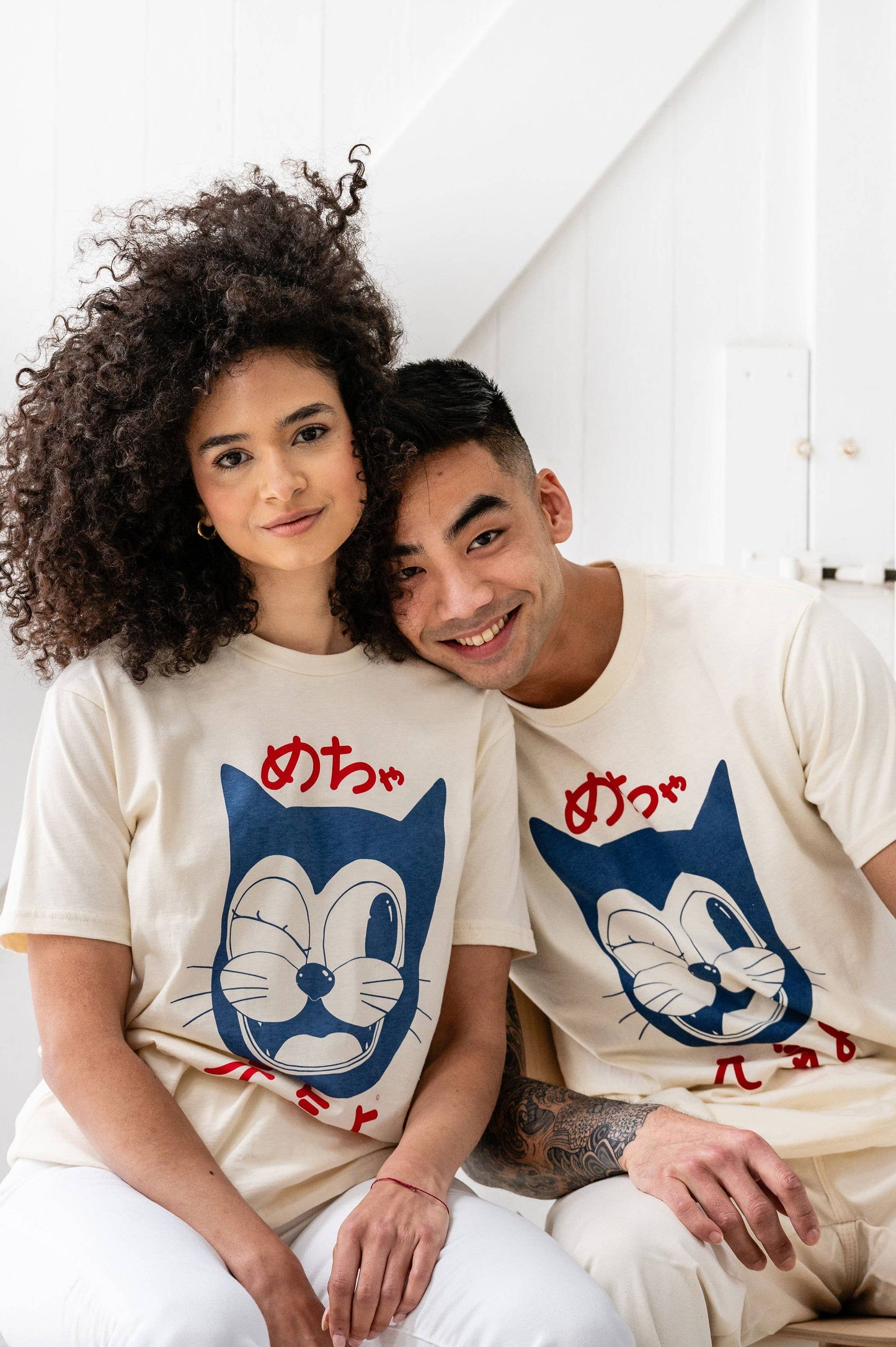 "Doin' Great" Unisex Tee - Cream Japanese Kanji Edition ©
