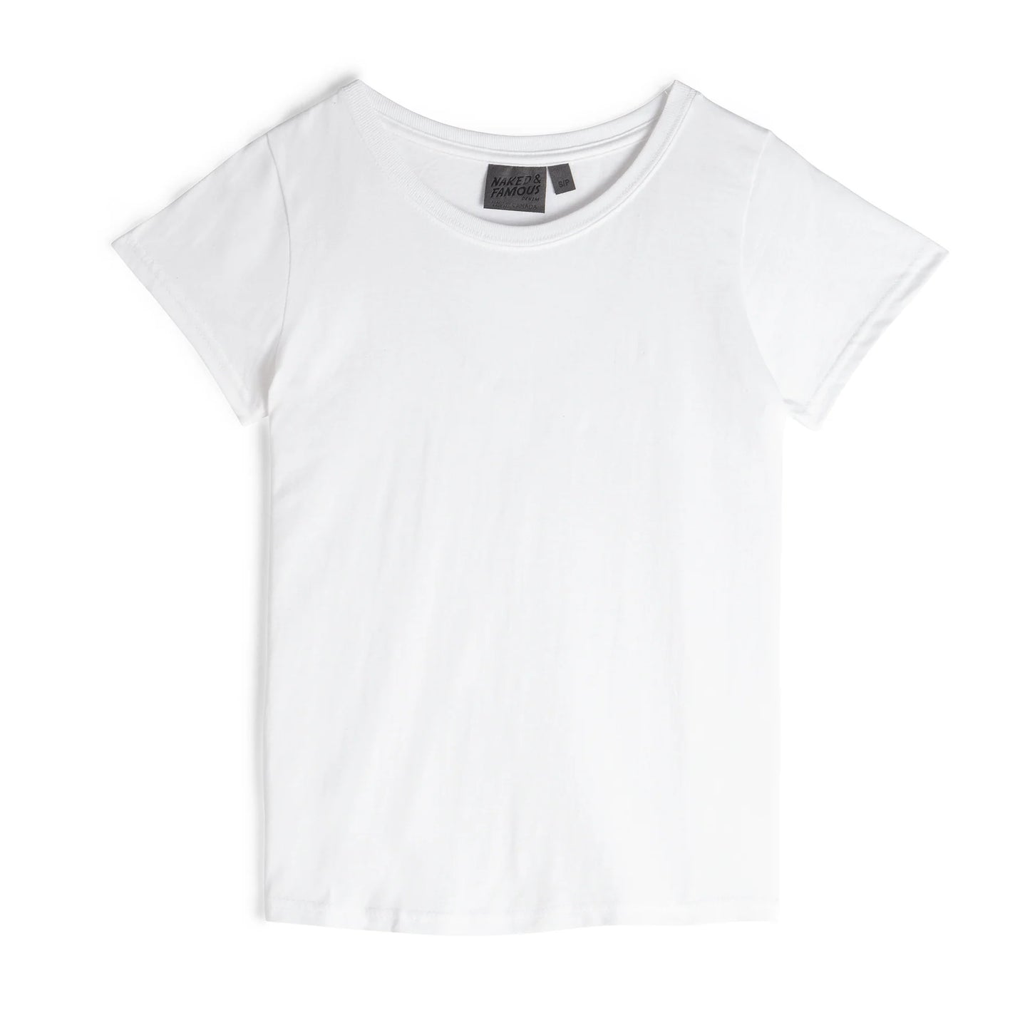 Circular Knit Ballet Tee - Double Ring-Spun Cotton - White