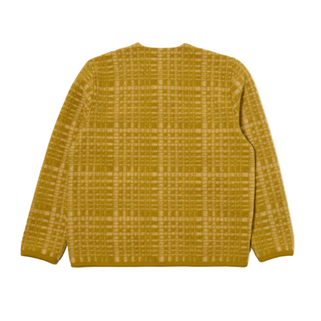Yellow Telepass Fleece Cardigan - yellow