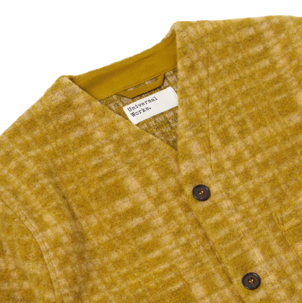 Yellow Telepass Fleece Cardigan - yellow