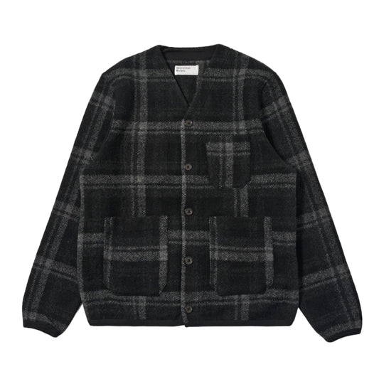 MOH CHECK FLEECE - Grey