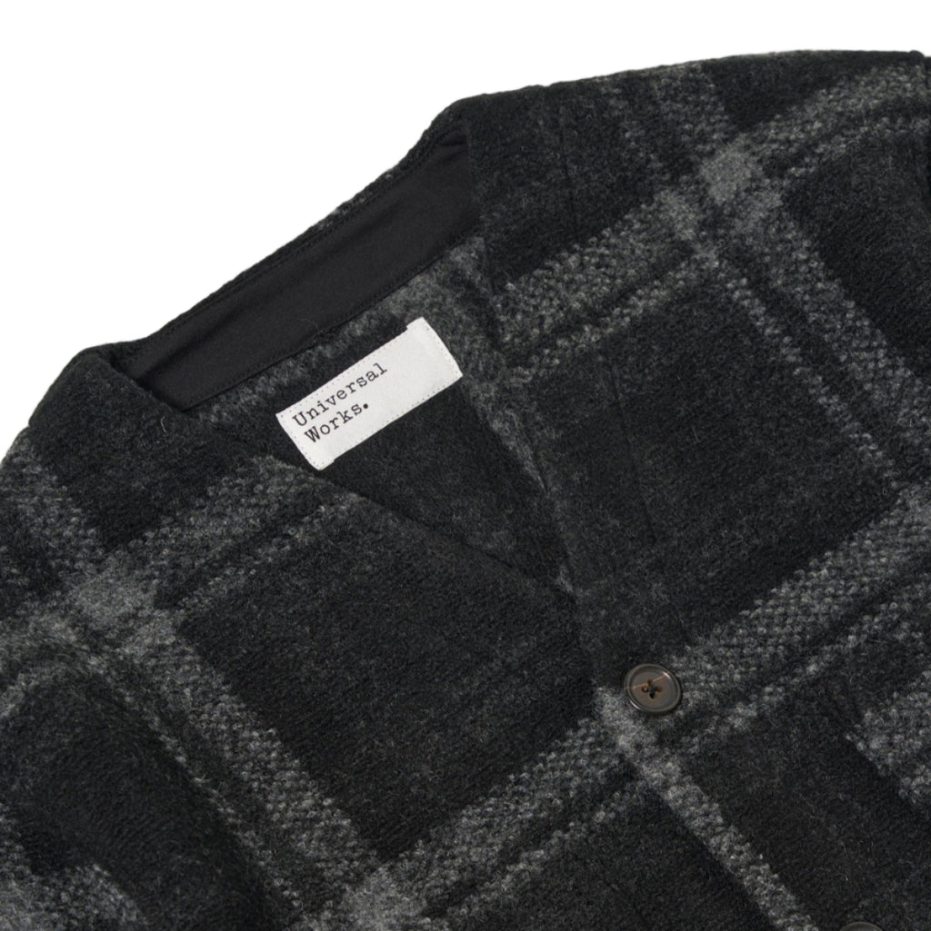 MOH CHECK FLEECE - Grey