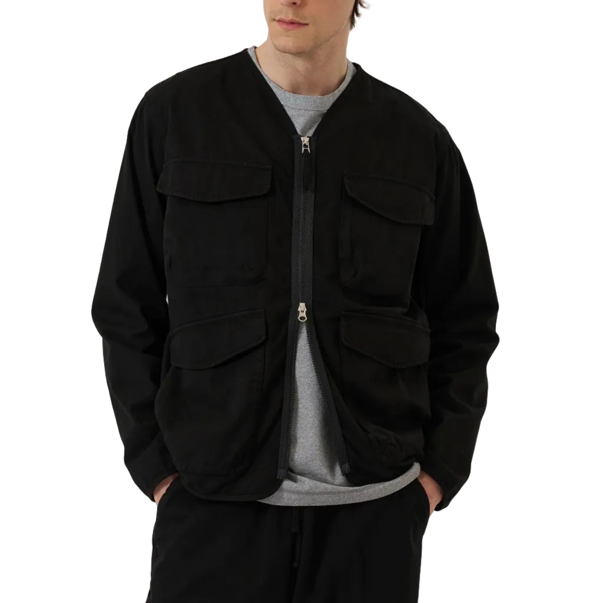 Black Kelly Cotton Glider Jacket